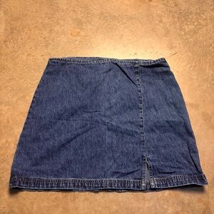 Vintage 90s Y2K Mini Denim Jean Skirt oF Jeans Juniors 11 Dark Academia